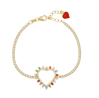 Armband Cuori Milano Dame in Silber Zircone 25126372